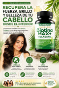 Biotina MAX+ Colágeno | Más confianza, cabello saludable y belleza integral