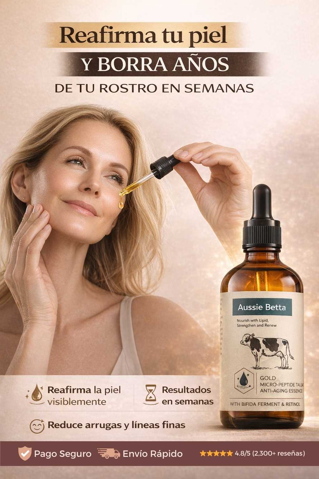 AUSSIE BETTA — Reafirma, rellena y rejuvenece tu piel en semanas