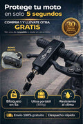 CERRADURA ANTIROBO PARA MOTO + OTRA GRATIS